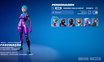 CONTA FORTNITE | WONDER + GALAXY + IKONIK + MINTY + REFLEXO FURTIVO | S3