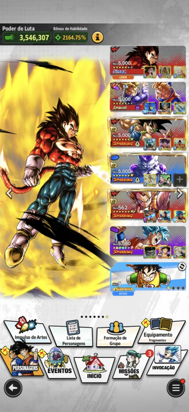DB LEGENDS - CONTA COMPETITIVA, 5 META E MUITO POTENCIAL!