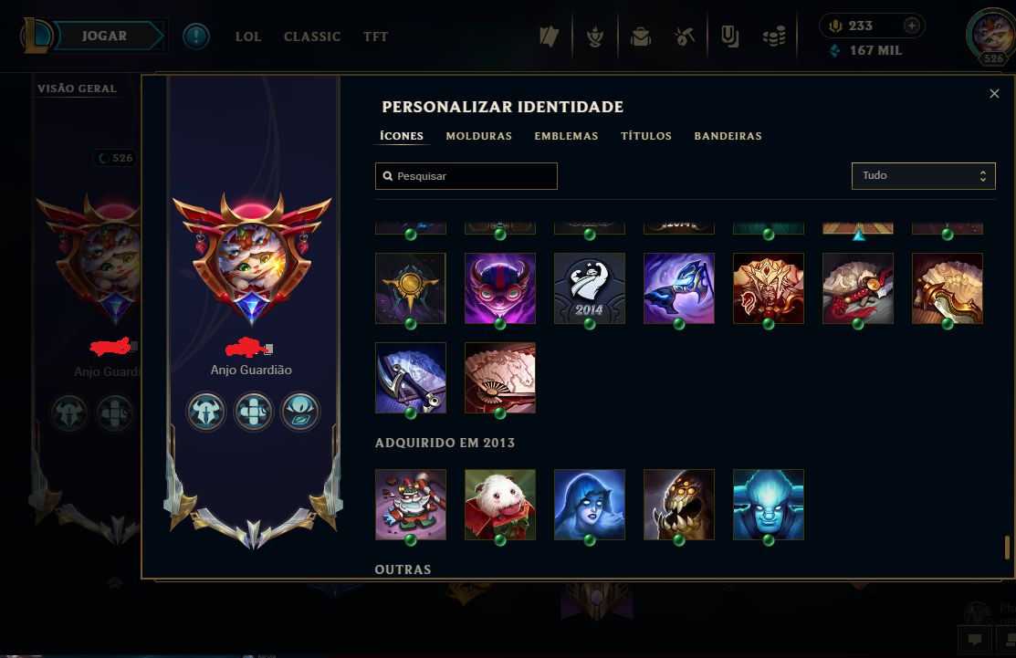 Conta 2013 pessoal Lol e Vava-AllChamps-526lv-312skins-diamond2-167k BE