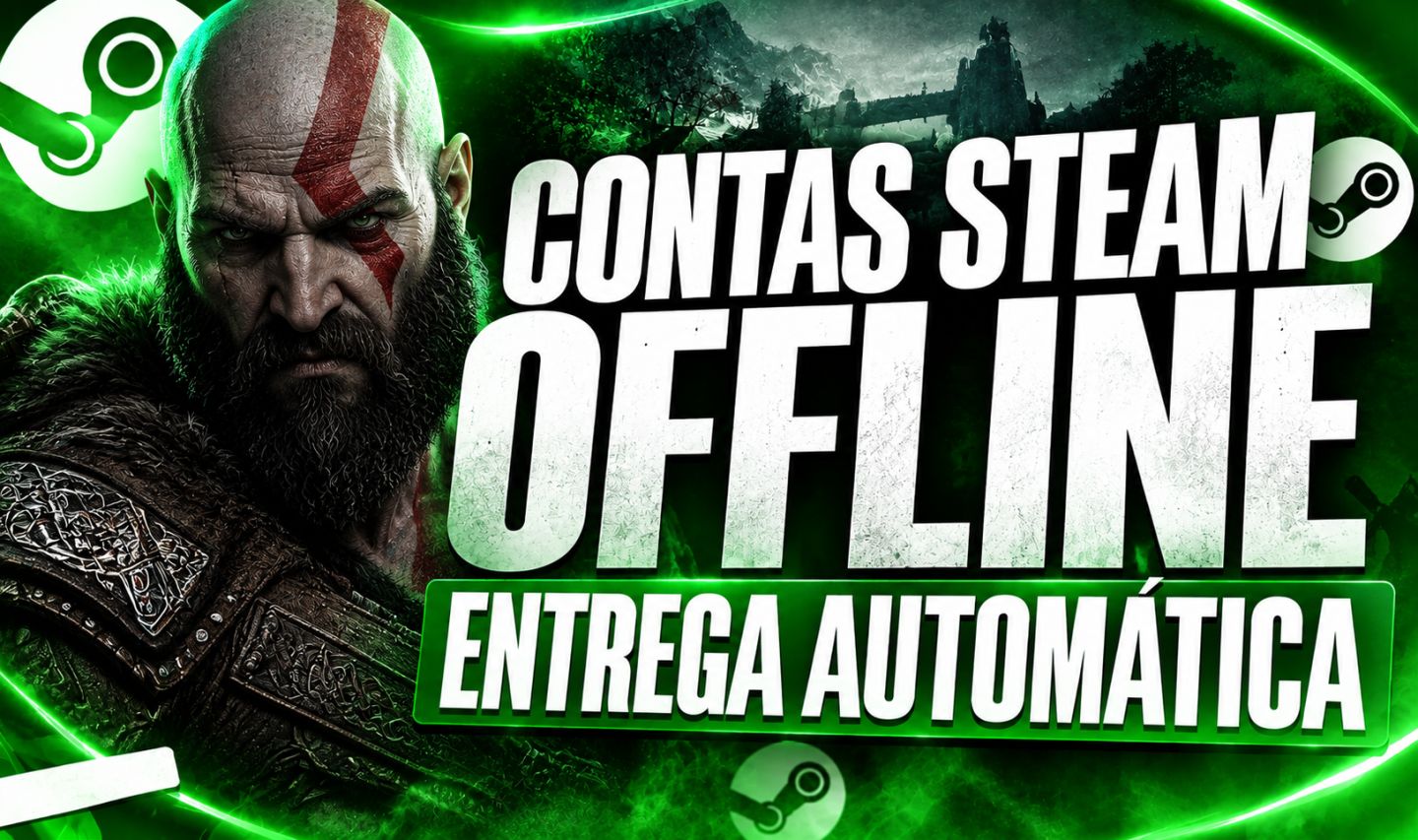 CONTAS STEAM OFFLINE | ENTREGA AUTOMÁTICA