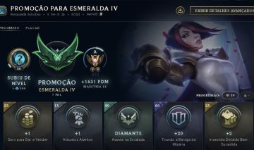 Conta Esmeralda na Solo/Duo com 69 % de WINRATE