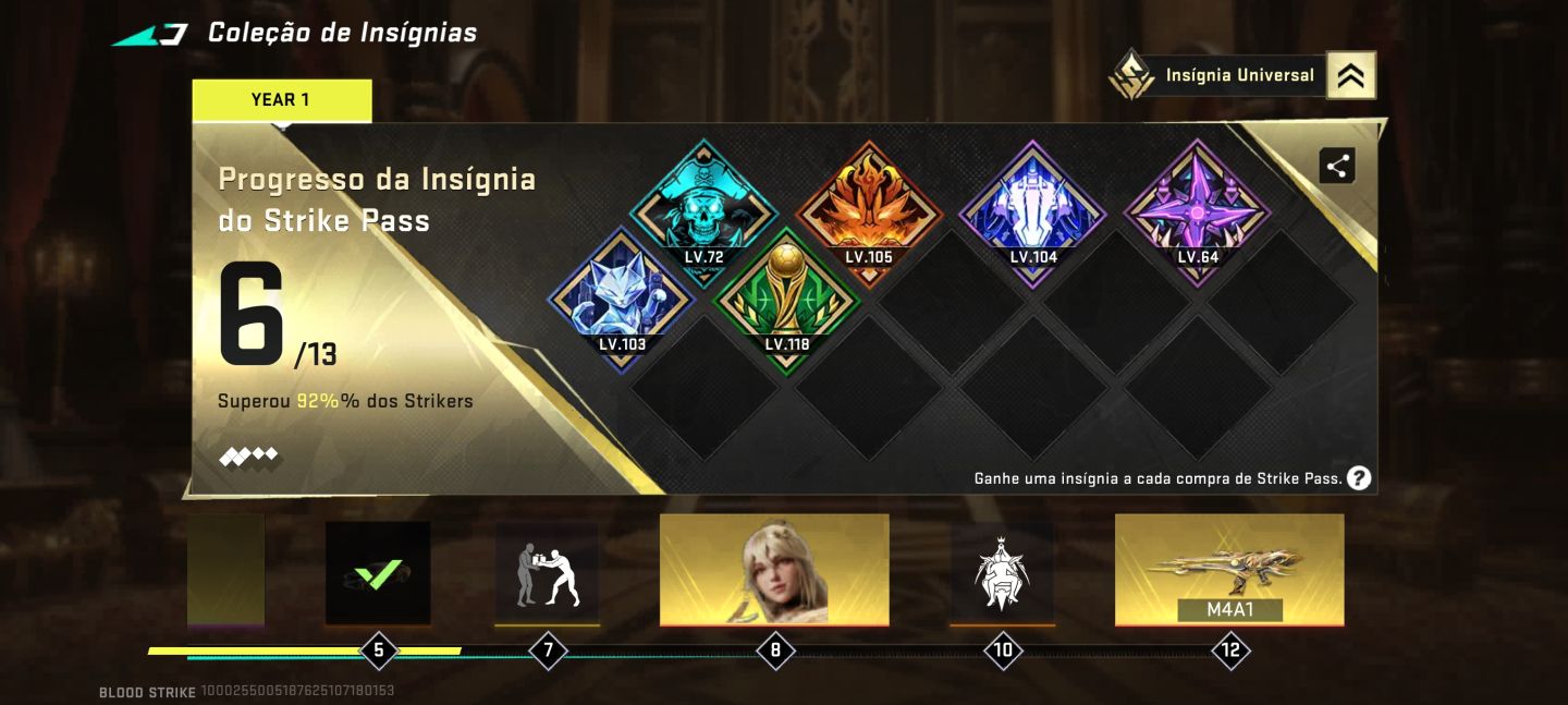 CONTA BLOOD STRIKE/ 3 SKINS EVO / SKIN ETERNAS E ULTRA