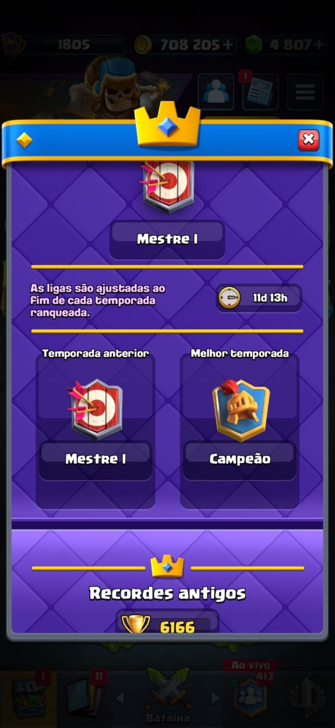 9 ANOS Clash Royale 14K+ Troféus 24 Cartas Nvl 16 560k Pts de Elite Full