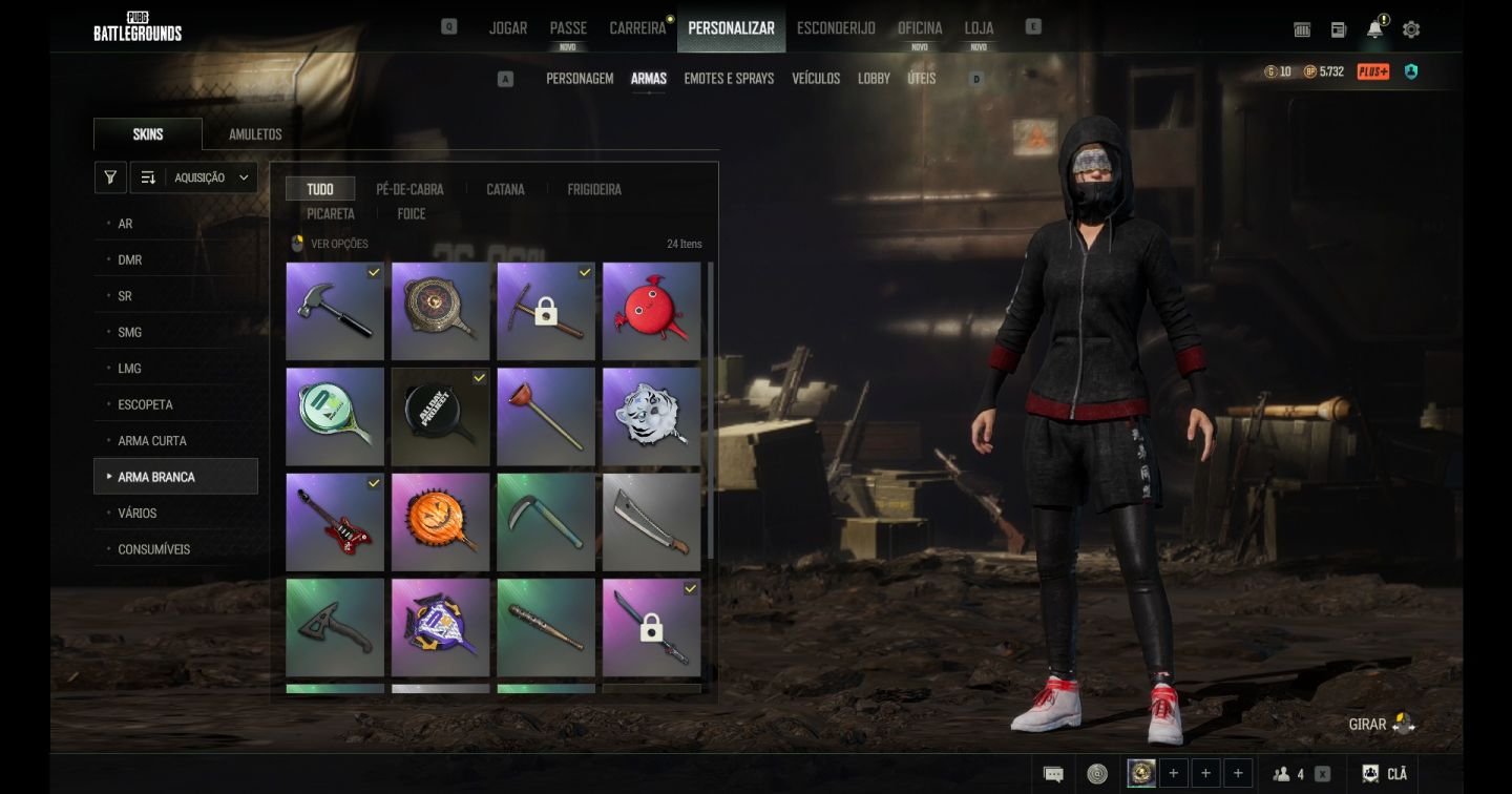 CONTA PUBG STEAM - 8 PROGRESSIVAS - 3 VEICULOS +3.500 HORAS E ITENS RAROS