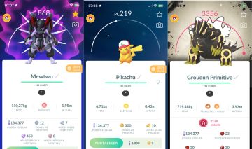 CONTA POKÉMON GO 2016 MEWTWO DE ARMADURA
