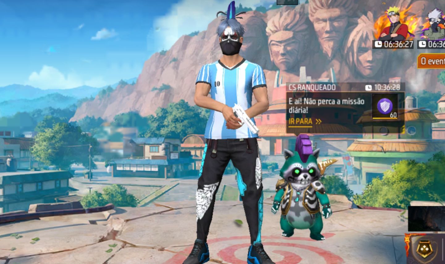 CONTA DE FREE FIRE COM MANDELA