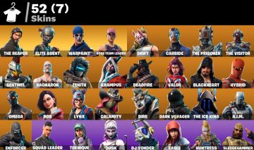 CONTA FORTNITE 52 SKINS CEIFADOR E SALVE O MUNDO FUNDADOR RAIO 120