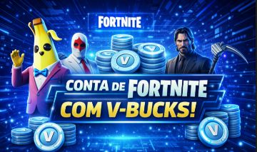 Conta Fortnite com V-Bucks Disponíveis