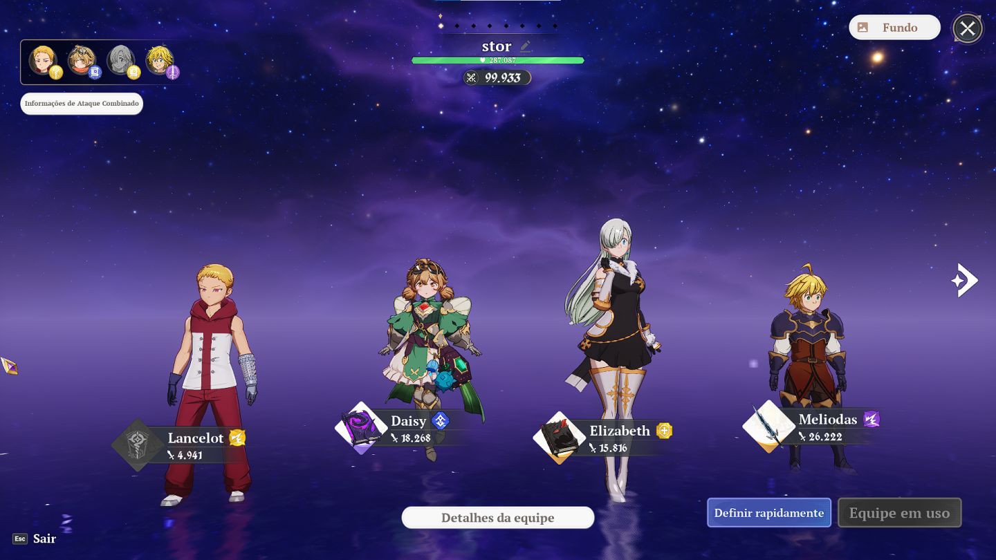 Conta:TheSeven Deadly Sins Origin: Meliodas p9 elizabeth p5 daisy p5 Lancelot p4