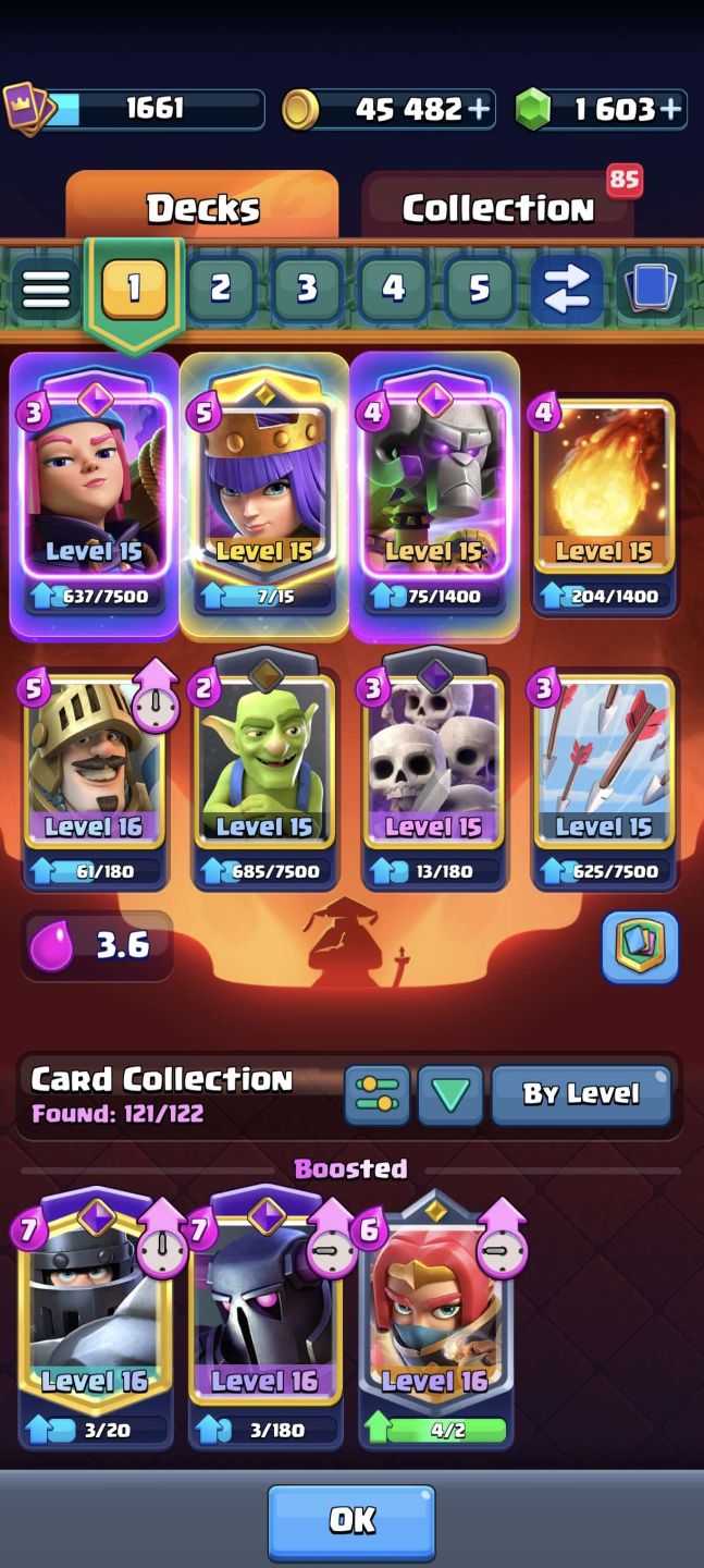 CLAHS ROYALE 17 EVOLUÇÕES | 4 HERÓIS | 1.353 GEMAS | 7 FRAGMENTOS DE EVO