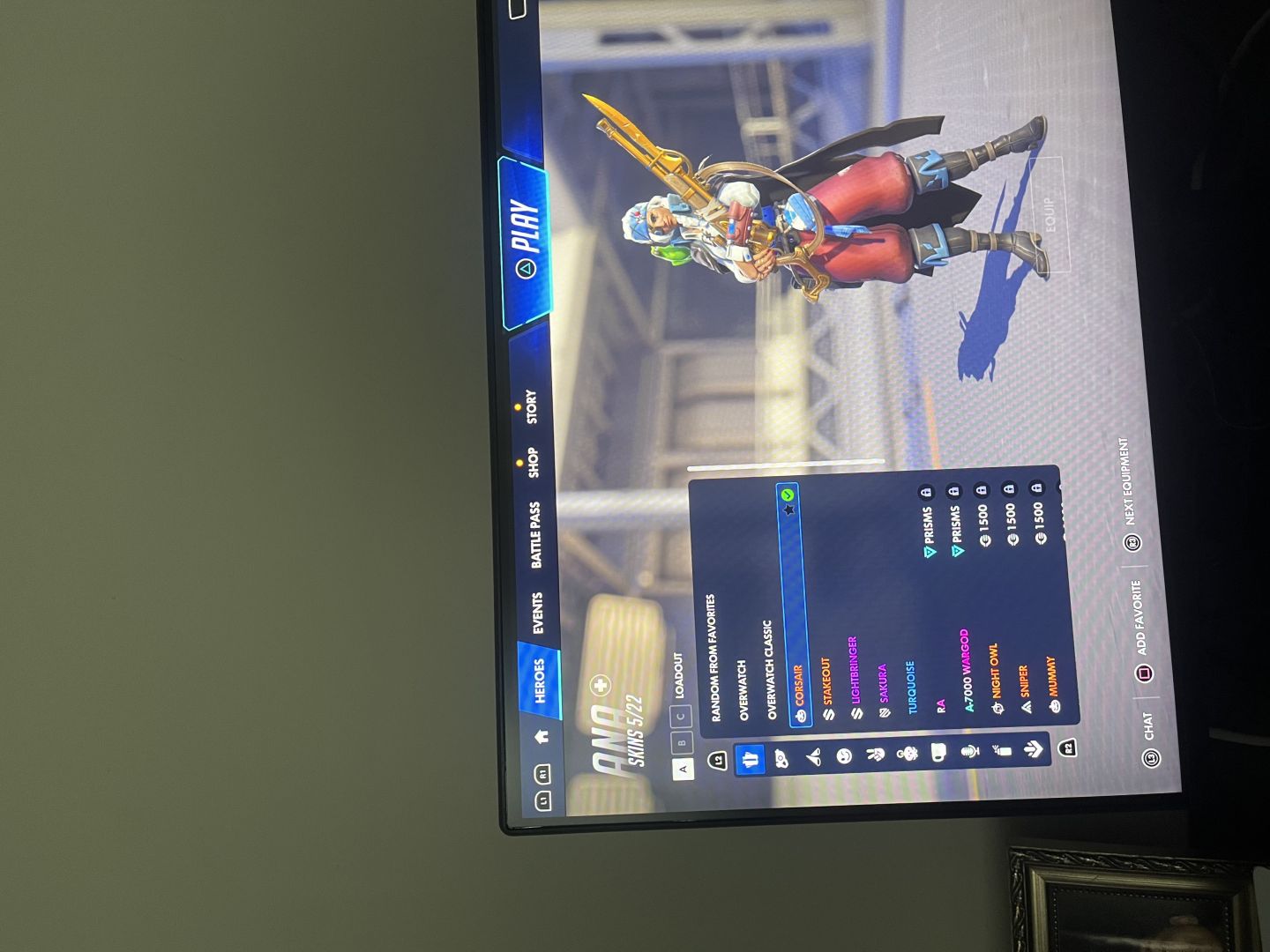 Conta de Overwatch