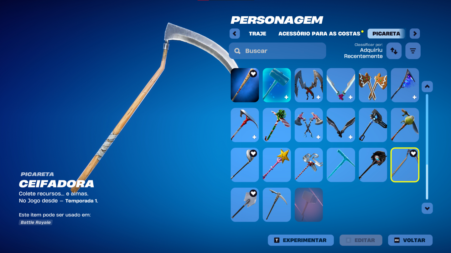 Conta fortnite primeiro dono