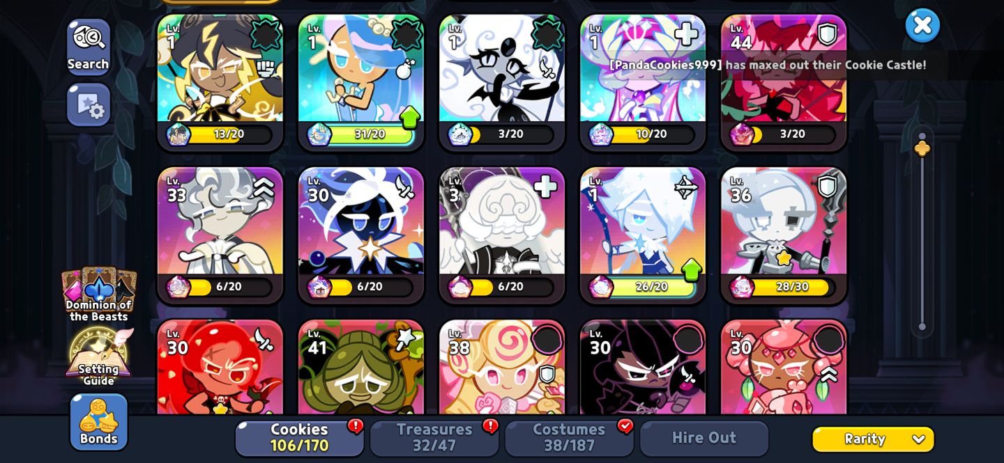 Conta cookie run Kingdom!