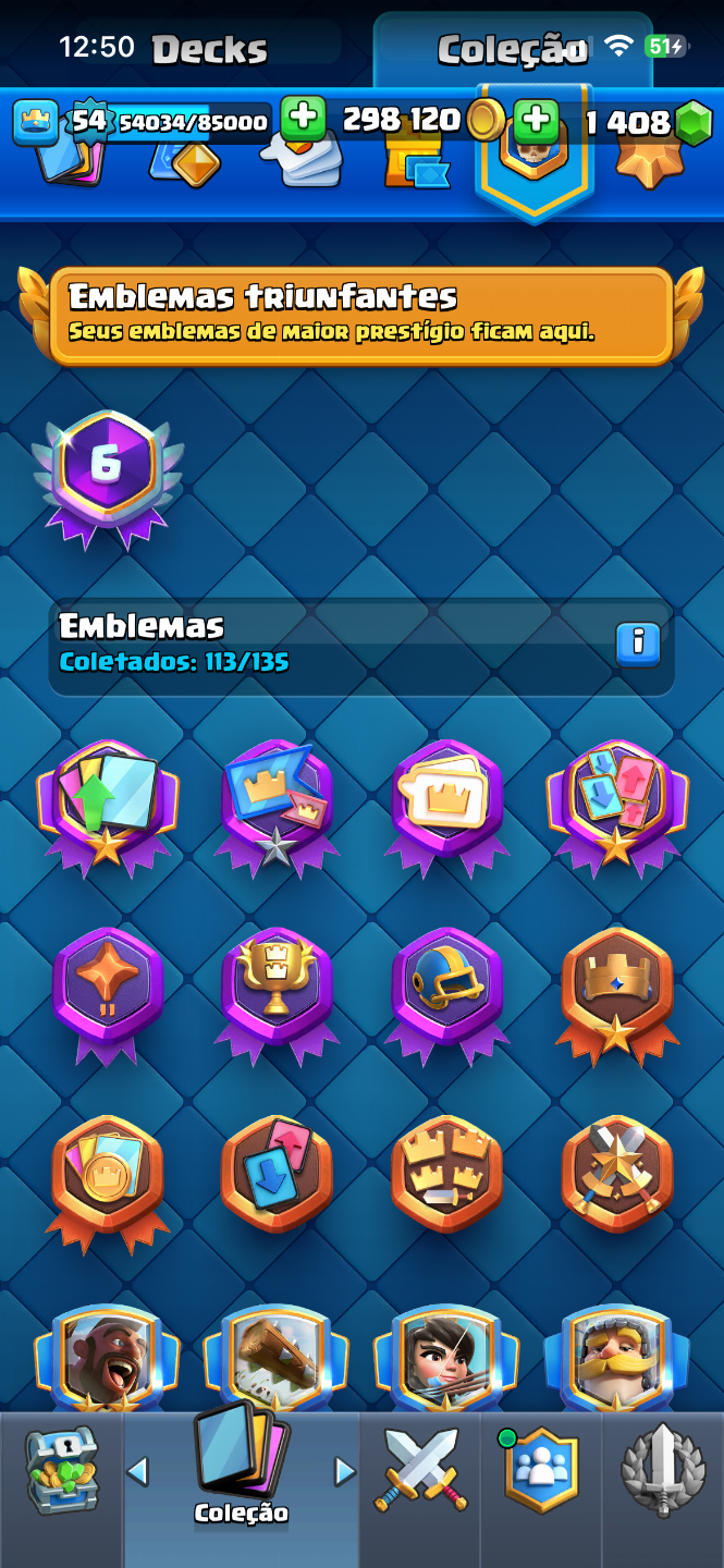 Conta de Clash Royale com 6 Anos!! É possível a troca de Email e senha!