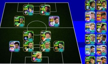 Conta de efootball completa com vários jogadores meta