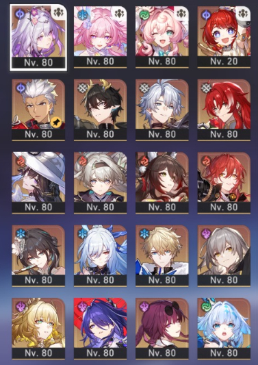 Conta 3 em 1, Genshin, Star Rail e ZZZ, as 3 endgame, muitos personagens e armas