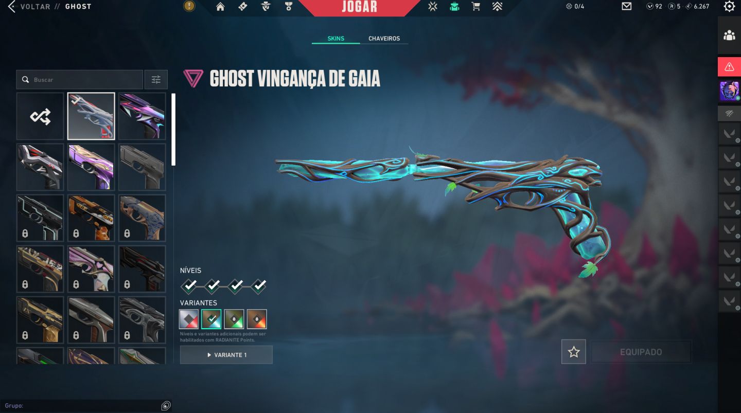 Conta valorant peak imortal 3.5k gastos 50+ skins e itens raros