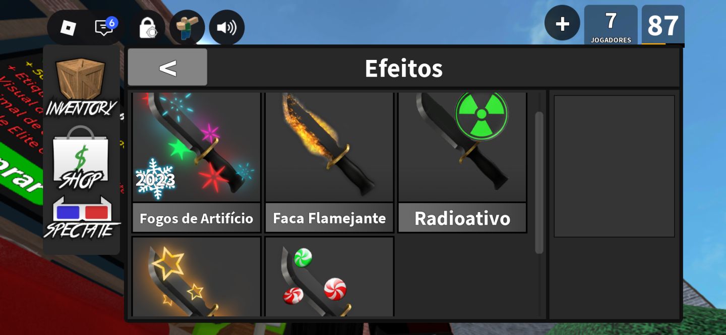 CONTA MM2 2023 RICA EM SKINS + DARK BRINGER + MUITAS ROUPAS E ESTILOS