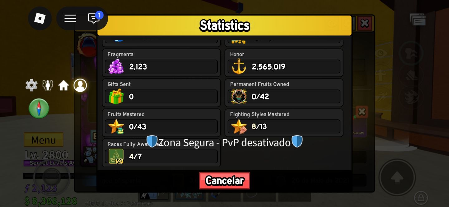 CONTA ROBLOX FISCH 170M C$ LVL 1321 | BLOX FRUITS MAX V4 FULL + CDK
