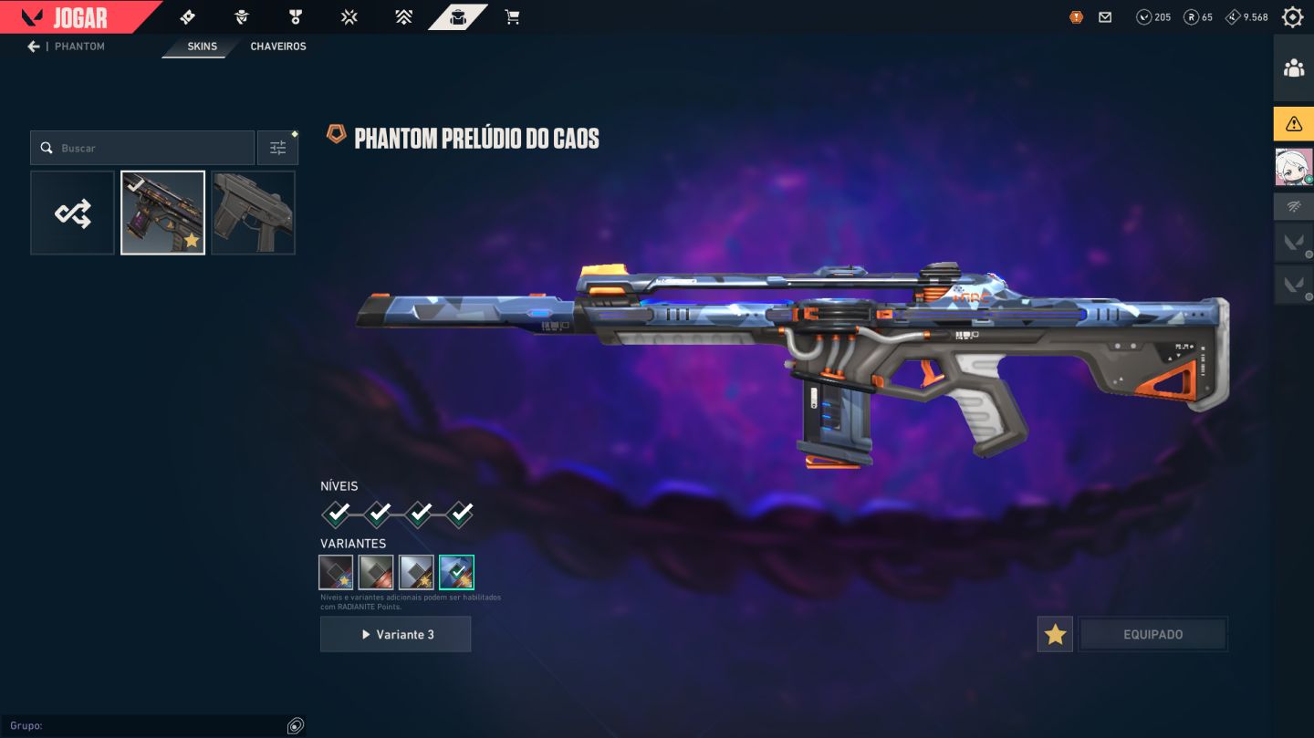 CONTA VALORANT LV100+ SKIN CHAMPIONS 2025 E OUTRAS MAIS!