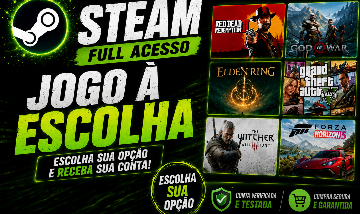 CONTAS STEAM | JOGO À ESCOLHA | FULL ACESSO | ONLINE