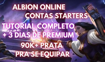 CONTAS PRONTAS ALBION ONLINE/TUTORIAL/PREMIUM/PRATA