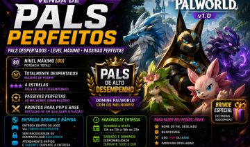 PALWORD - PALS DESPERTADOS LEVEL MÁXIMO COM PASSIVAS PERFEITAS!