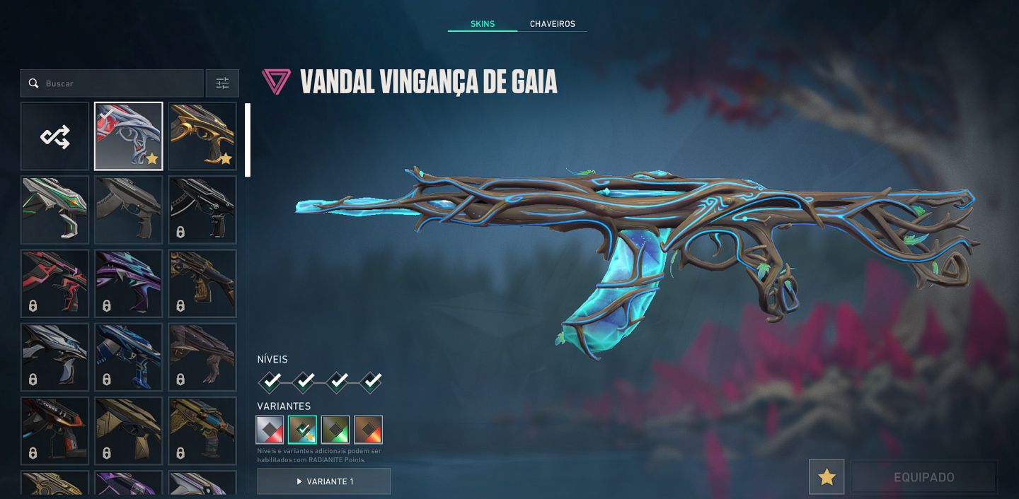 Conta com a faca eletrizante e vandal vingança de gaia