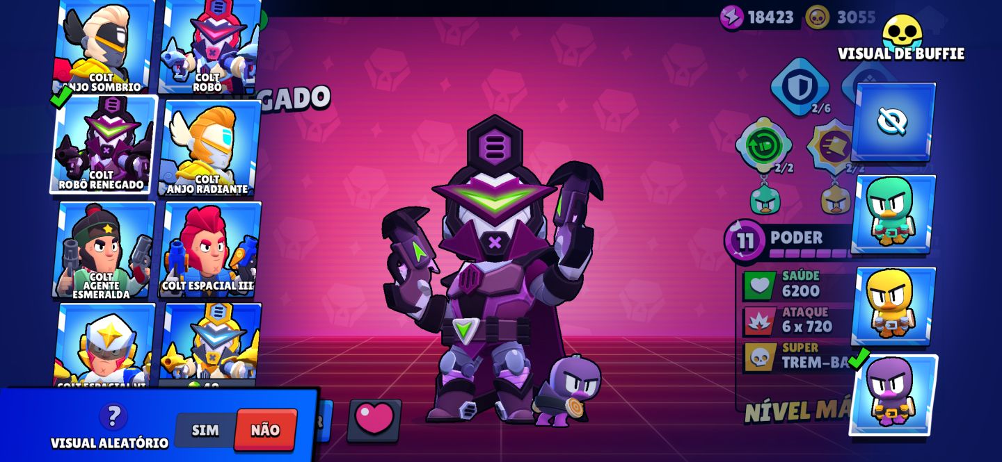 Conta rara brawl stars + conta de clash royale upada
