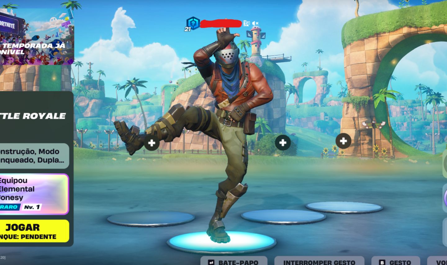 Conta og fortnite s3, s4 e s5 incompletas
