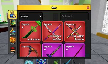 Conta de blox fruit com frutas permanentes e coisas de outros jogos