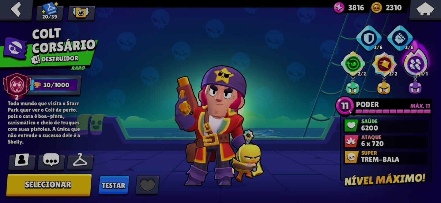 Conta Brawl Stars 60.000 troféus, Lendário 1 + várias skins
