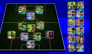 CONTA EFOOTBALL SUARES 108, HARRY KANE 107 & VOZINHA 104