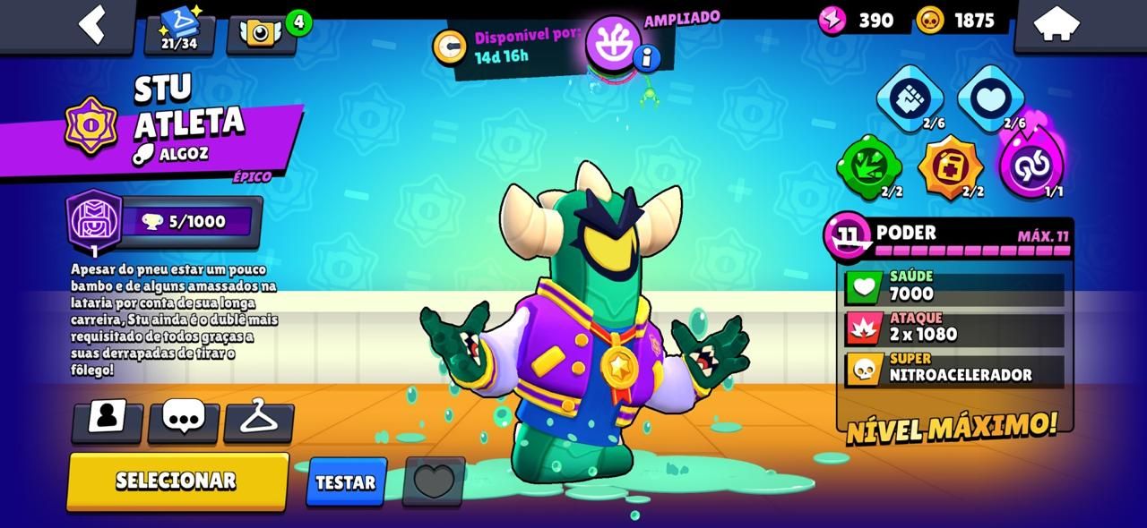 Conta de brawl, muito boa