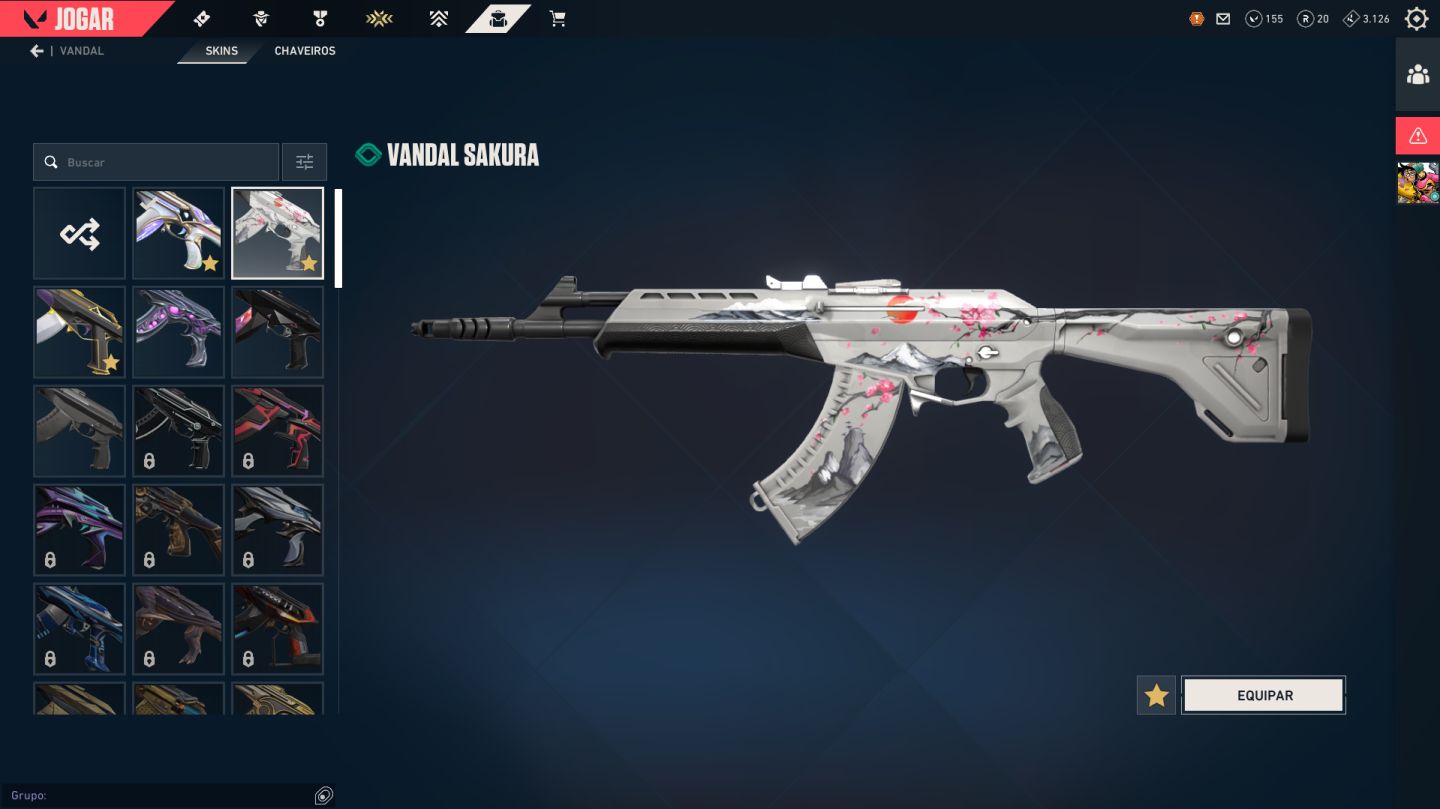 CONTA VALORANT FULL ACESSO COM DADOS DE RECUPERAÇÃO CHEIA DE SKINS