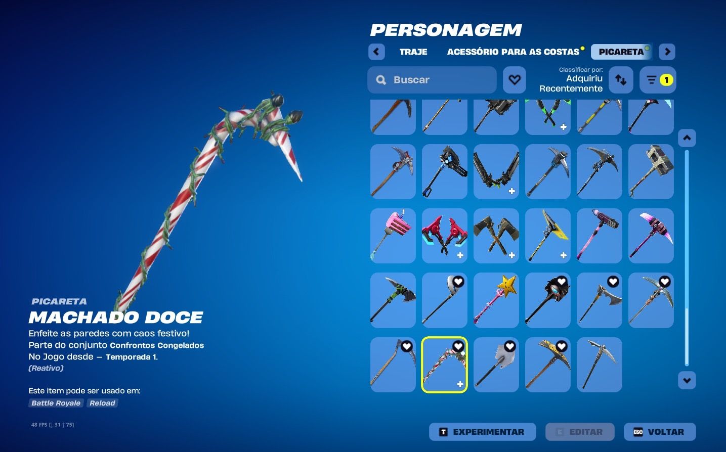 CONTA FORTNITE contendo PASSE DE FUNDADOR