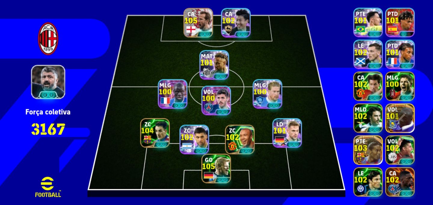 CONTA DE eFOOTBALL