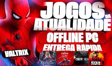 JOGOS STEAM | ELDEN RING SPIDER-MAN GOW +MAIS | OFFLINE PC