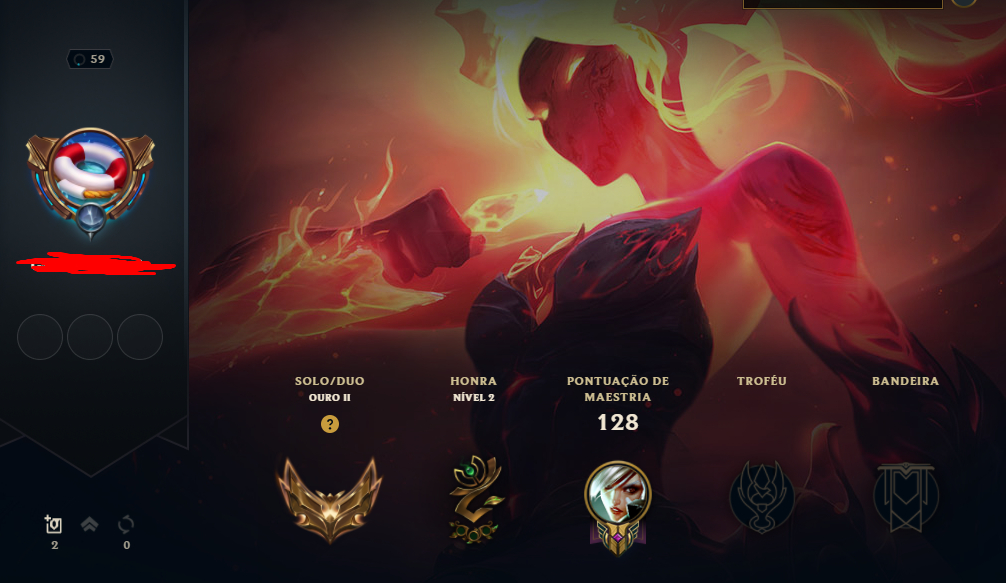 CONTA DE 2018 GOLD 2 GANHANDO 40 PDL - ÓTIMAS SKINS E UPADA À MÃO