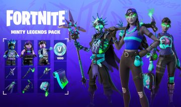 PACOTÃO LENDAS MENTA + 1000 V-BUCKS - CÓDIGO UNIVERSAL