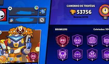 Conta de brawl stars com mestre