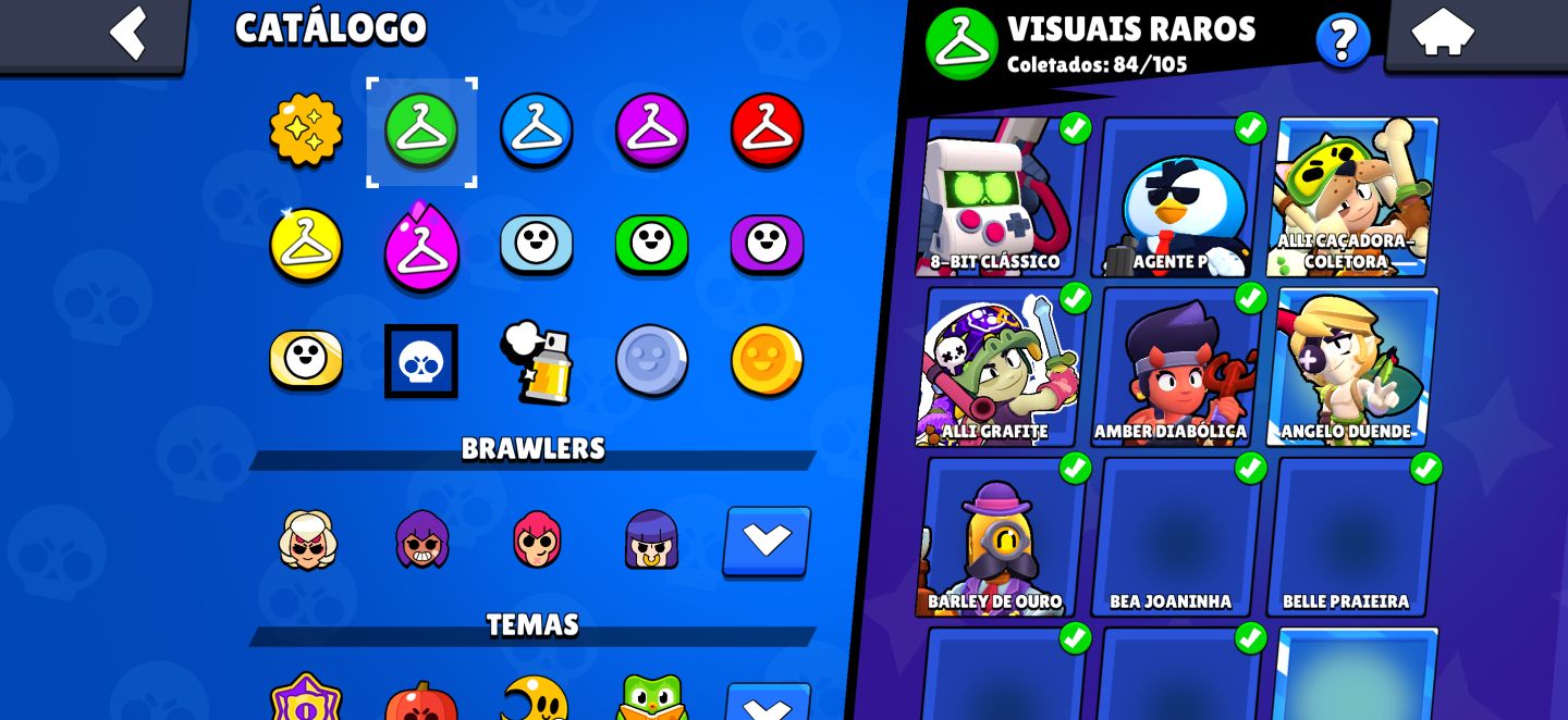 Conta brawl Stars colecionador