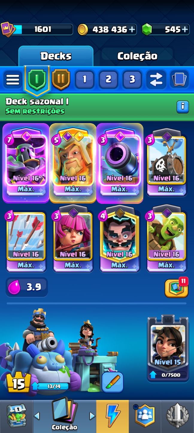 CONTA DE CLASH ROYALE FULL +14500K DE TROFÉUS [MELHOR PREÇO DE REVENDA]
