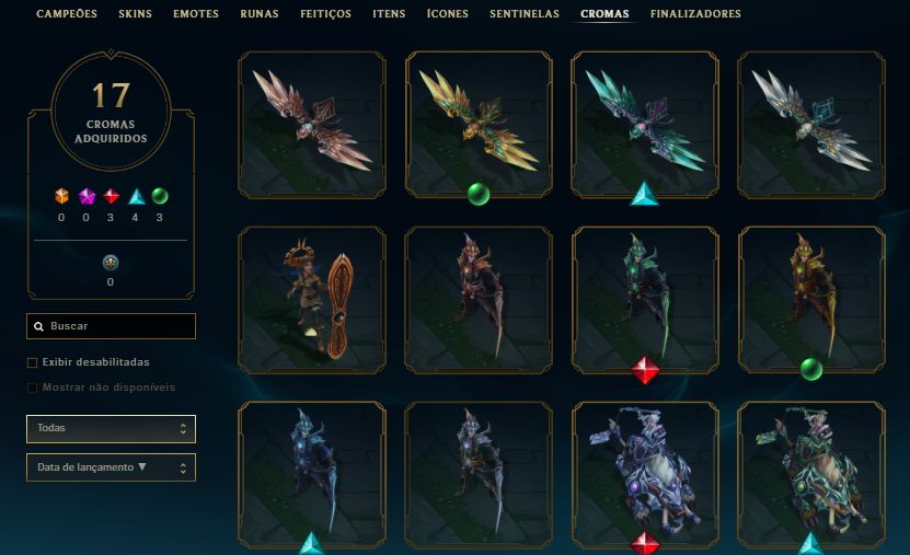 CONTA PLATINA 4 / 21 SKINS / KAISA KDA PRESTÍGIO / IRELIA CRIADORA +4 LENDÁRIAS