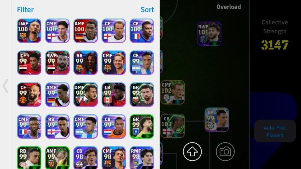 CONTA DE EFOOTBALL C/ SUÁREZ, PUYOL, FERDINAND, RIJKAARD, SNEIJDER, MESSI 3147