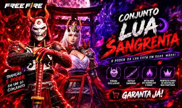 CONJUNTO LUA SANGRENTA vem as duas skin