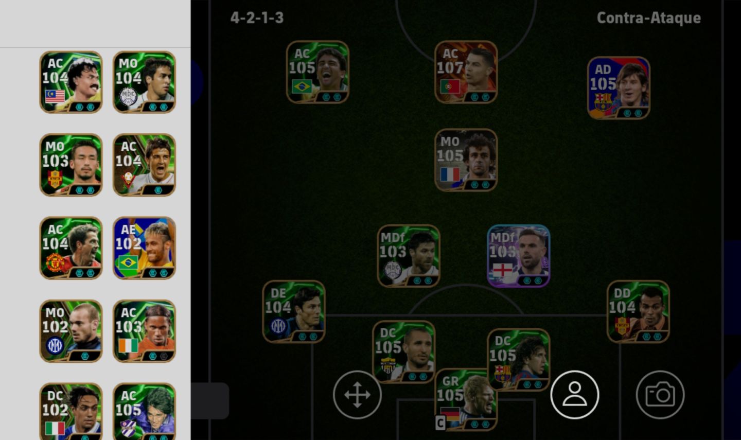 Conta efootball épica com vários Big Time