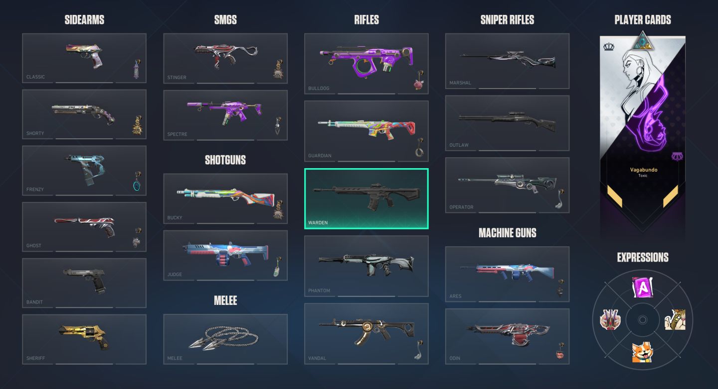 CONTA VALORANT | SKINS PREMIUM | REAVER, ONI, ORIGIN, ARAXYS