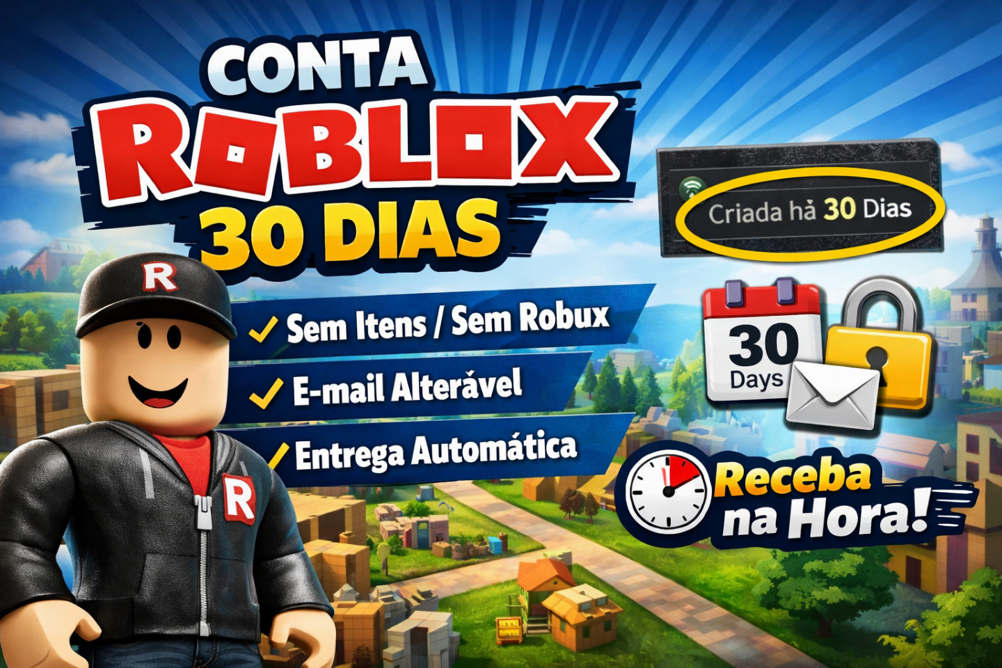 Contas Alts Roblox +30 Dias - [ ENTREGA AUTOMATICA ]