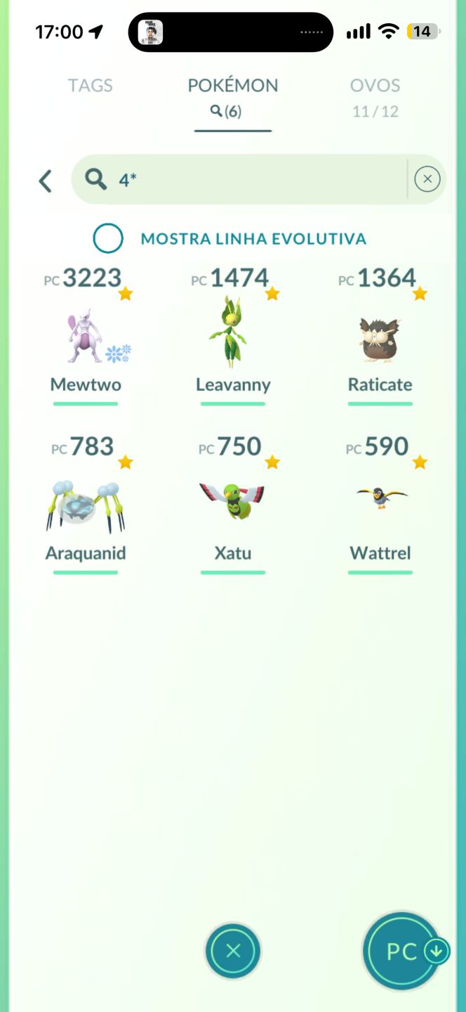 Conta Pokemon lvl 70 5milhoes de dust